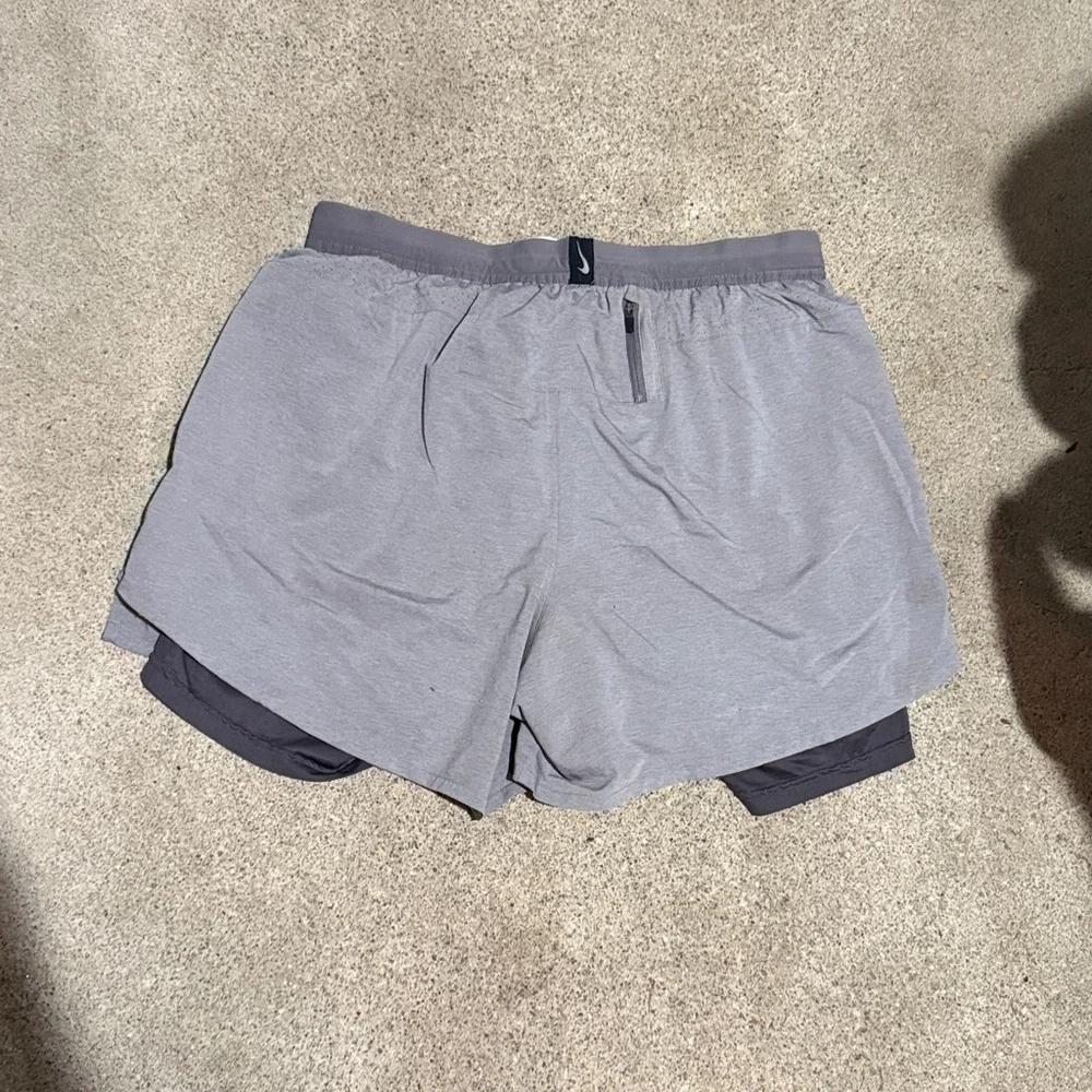 Nike Men's Athletic Shorts in Gray - Picture 3 of 3